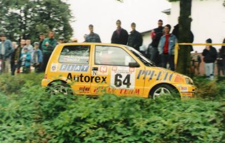 Jacek Sikora i Marek Kaczmarek - Fiat Cinquecento Sporting.